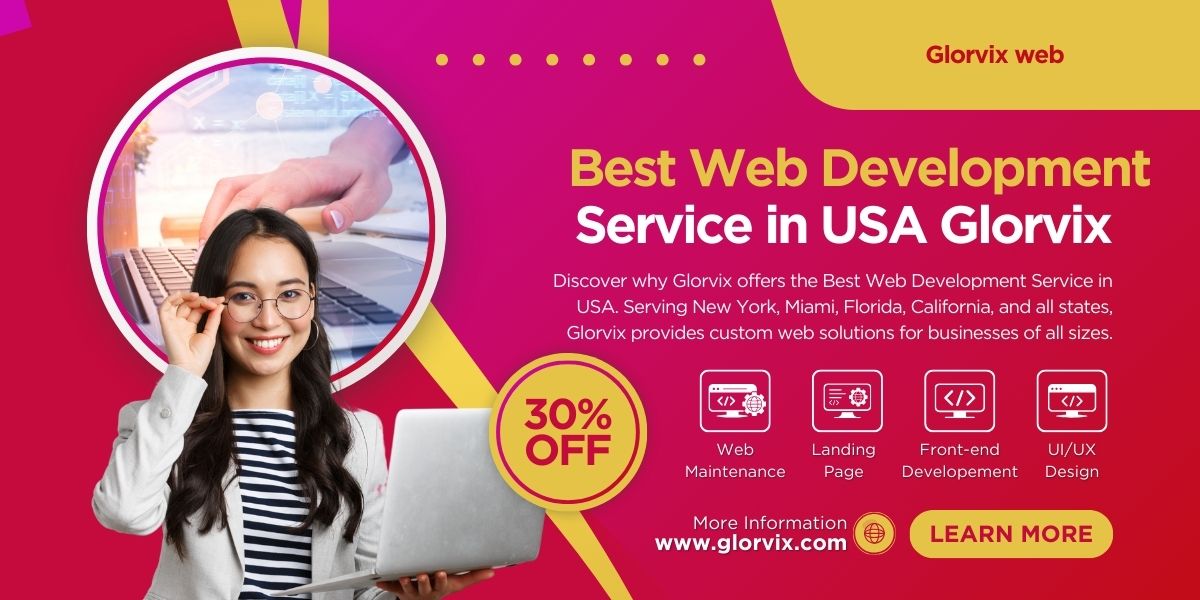 Best Web Development Service in USA Glorvix com 2025