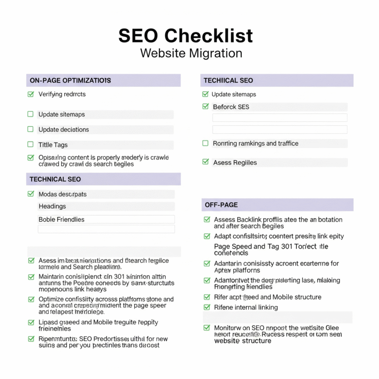 SEO Migration Website Checklist Glorvix.com